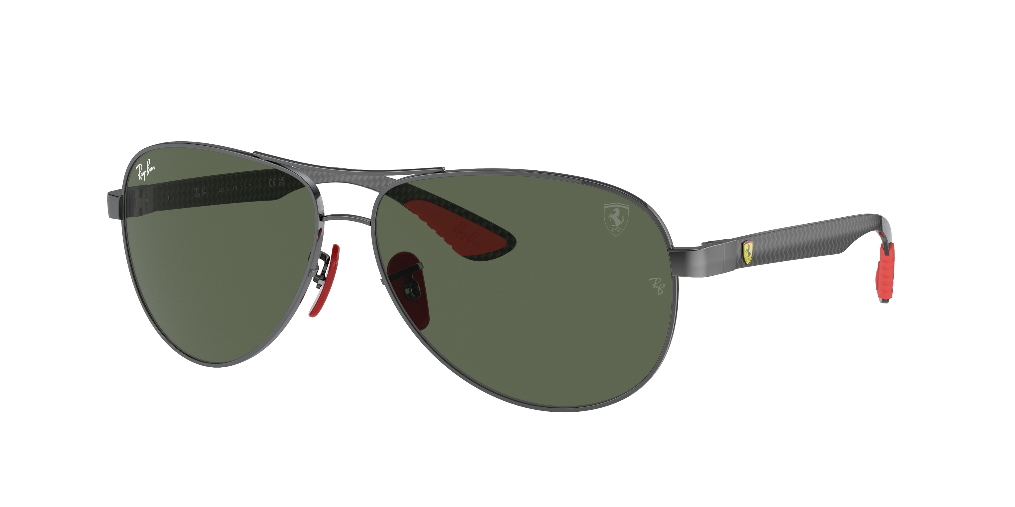 Ray - Ban Herren RB8331M F00171 Sonnenbrillen Metall Grau GrüN Pilot Normal-image
